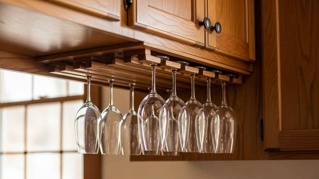 Under-Cabinet Stemware Rack