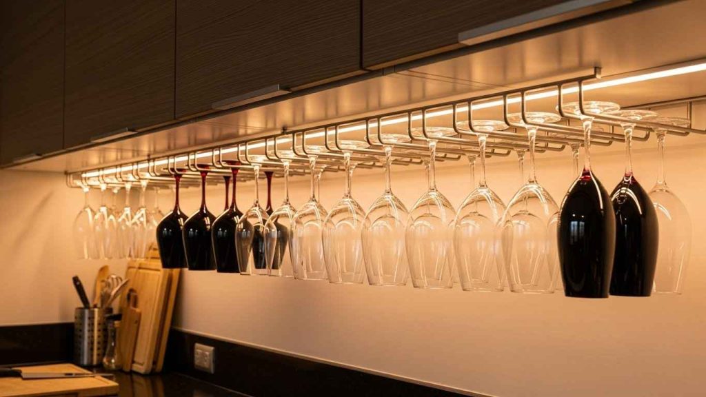 Under-Cabinet Stemware Racks