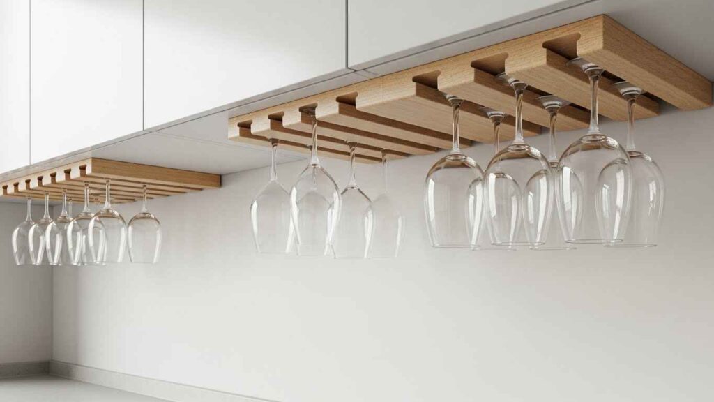 Under-Cabinet Stemware Racks