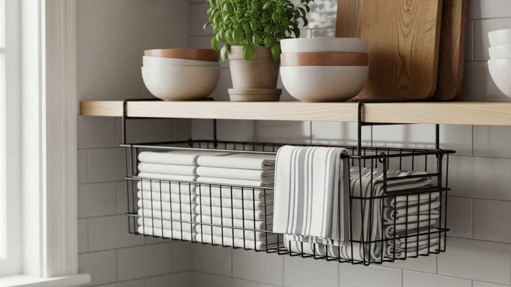 Under-Shelf Basket Hack