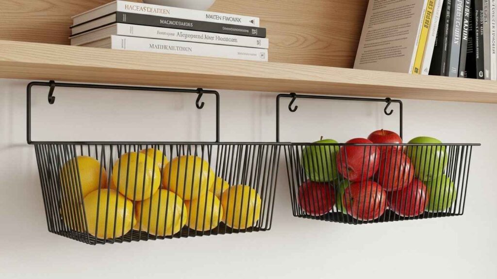 Under-Shelf Hanging Baskets