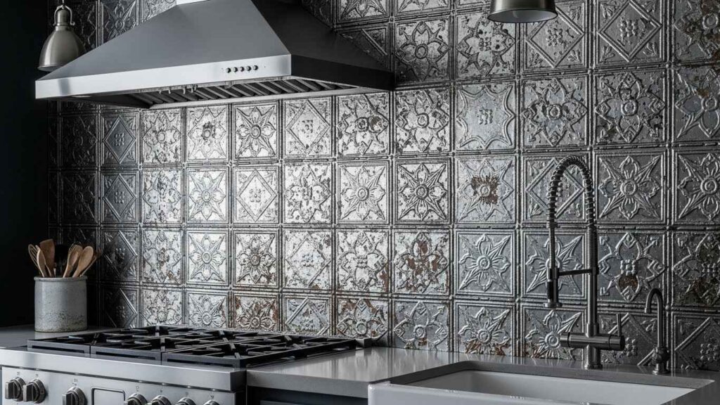 Upcycled Tin Ceiling Tiles