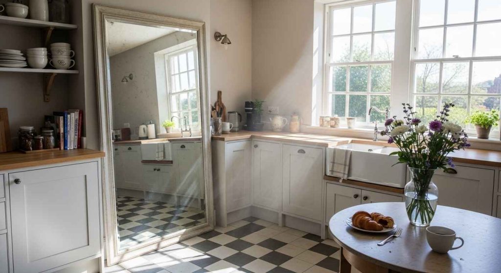 Use Mirrors to Visually Double Your Space