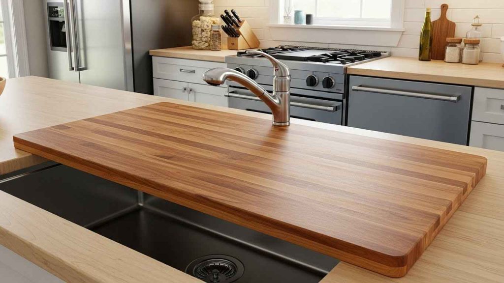 Use a Cutting Board over the Sink