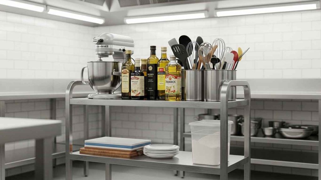 Use a Rolling Cart for Flexibility