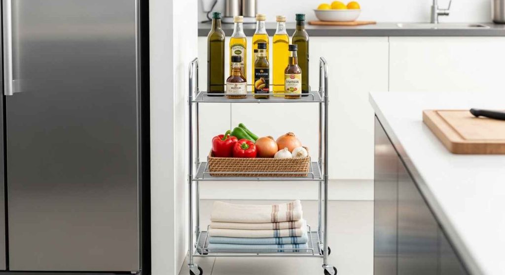 Use a Rolling Cart for Flexibility