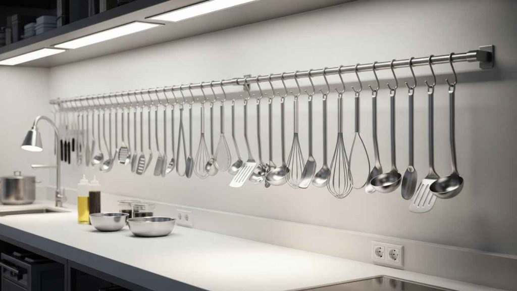 Utensil Rails for Easy Access