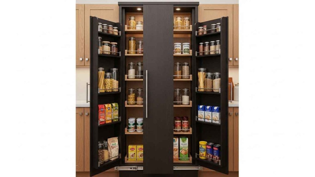 Utilize Pull-Out Pantries