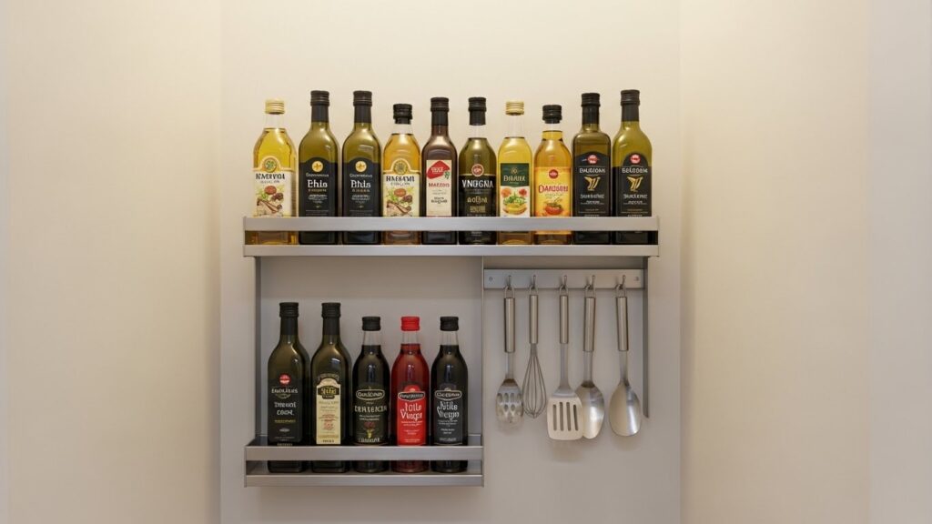 Utilize Wall-Mounted Racks