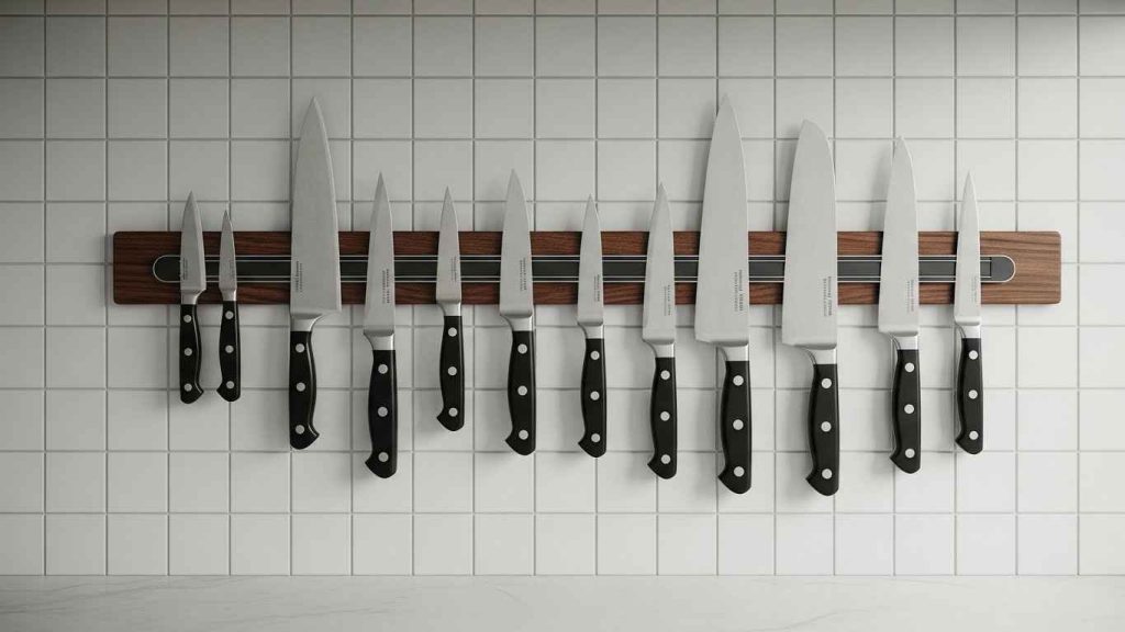 Utilize a Magnetic Knife Strip