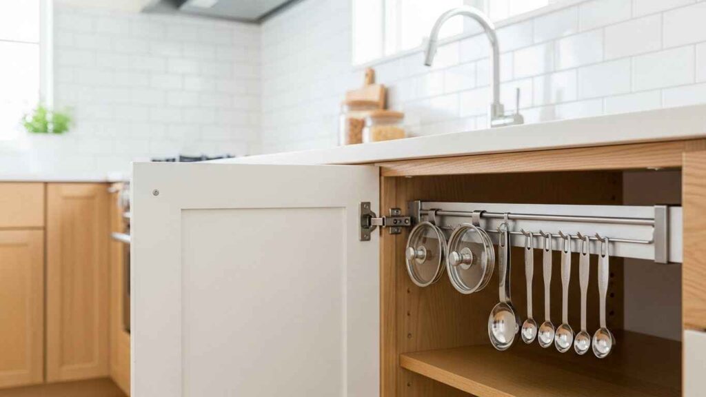 Utilize the Inside of Cabinet Doors