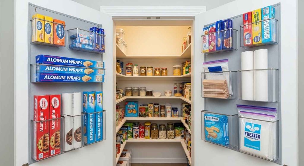 Utilize the Inside of Pantry Doors