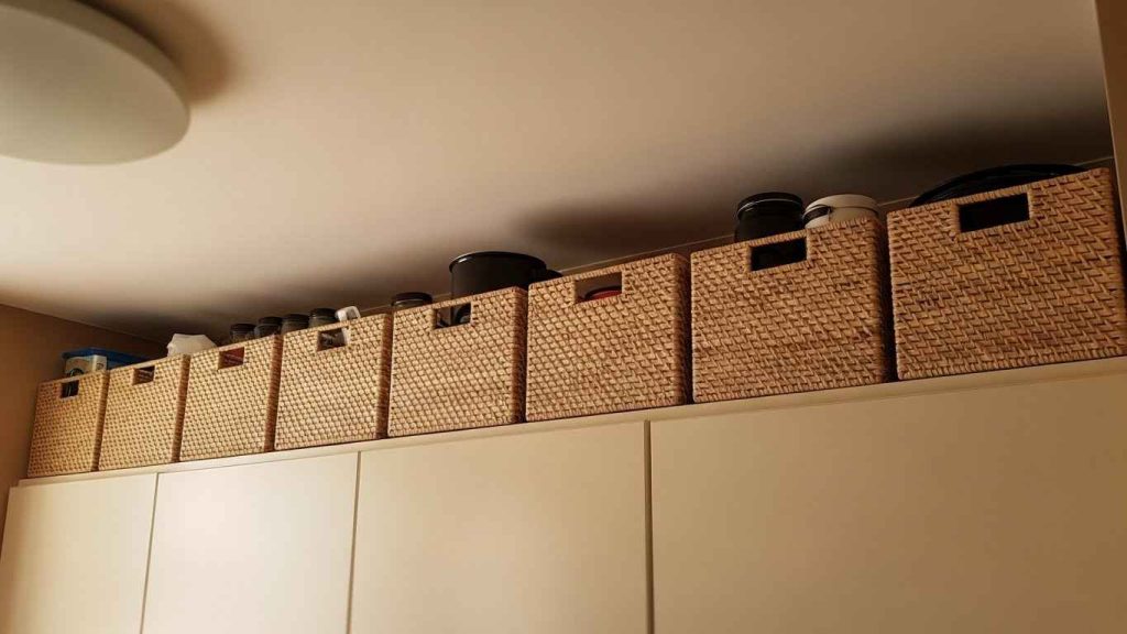 Utilize the Space Above Cabinets