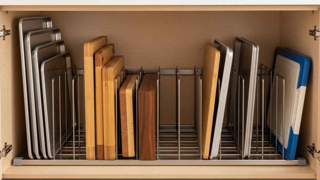 Vertical Baking Sheet Organizer