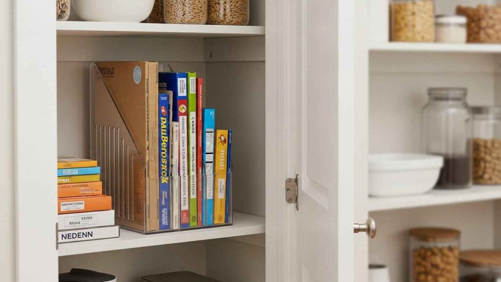Vertical File Sorter for Cardboard