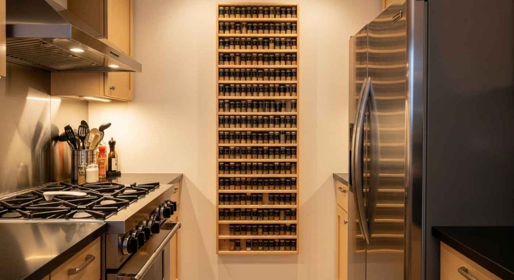 Vertical Spice Rack Shelves