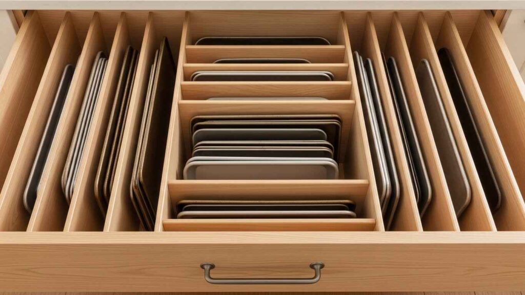 Vertical Tray Dividers in Drawers