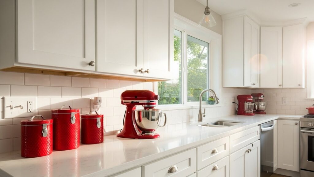 Vibrant Red for a Kitchen Punch