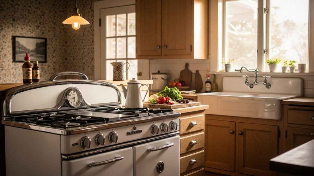 Vintage Charm White Stove Ideas