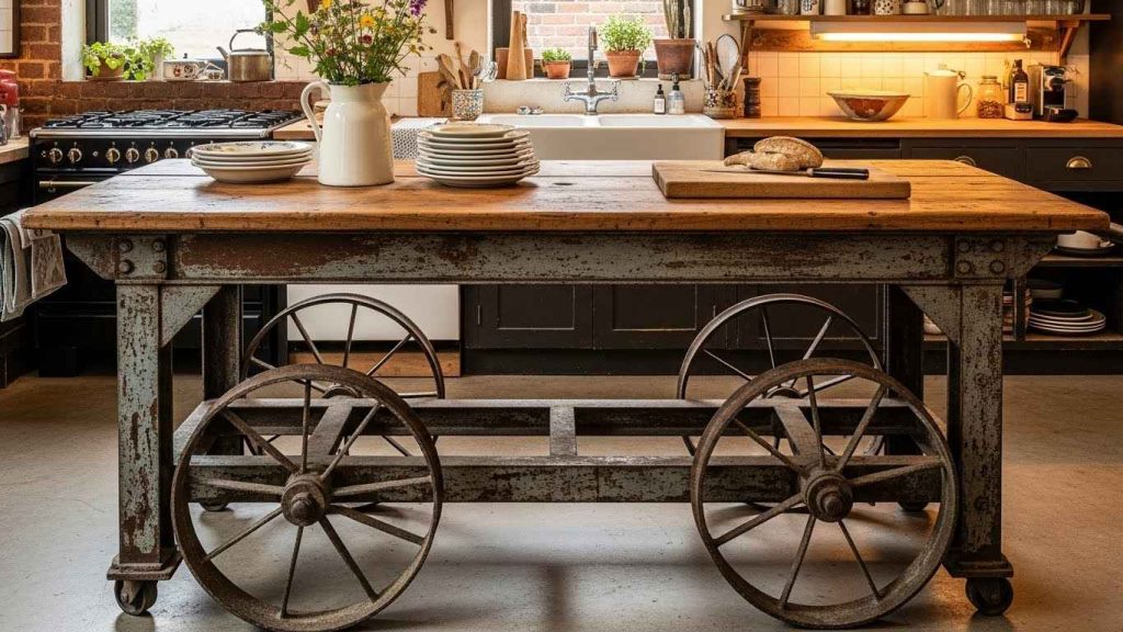 Vintage Factory Cart Revival