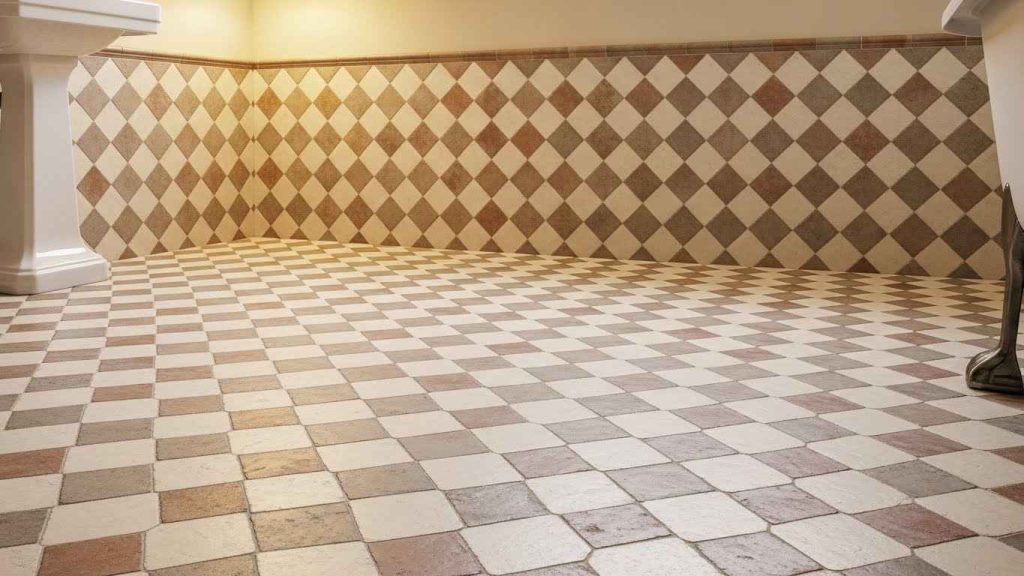 Vintage Hexagon Meets Diamond