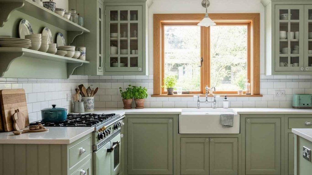 Vintage-Inspired Cabinet Details