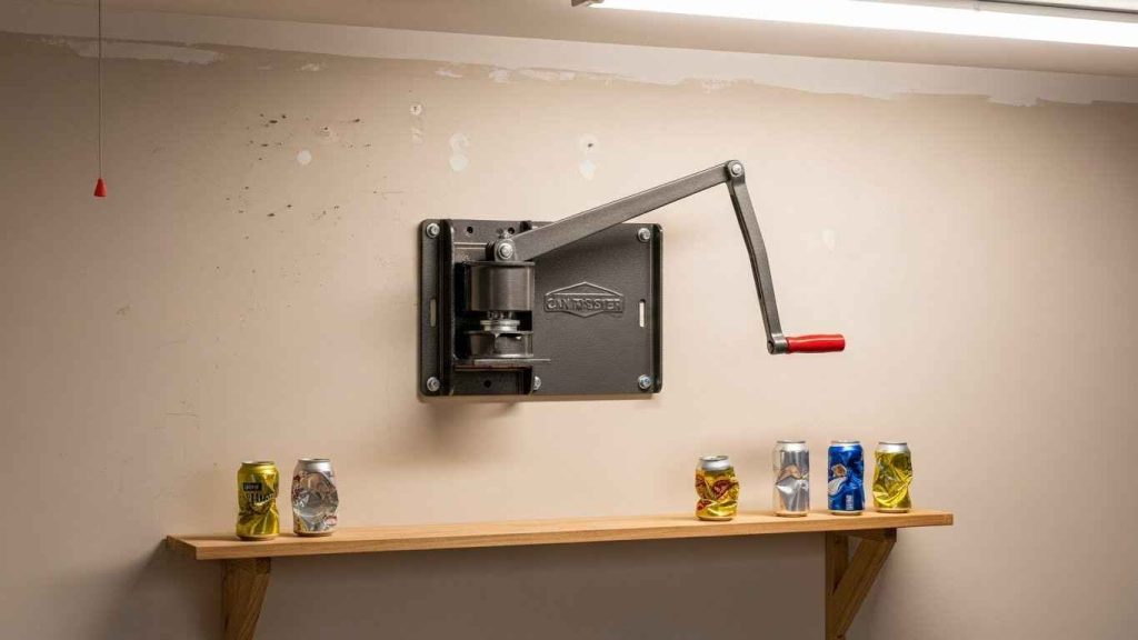Wall-Mounted Can Crusher