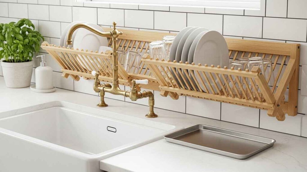 Wall-Mounted Drying Rack
