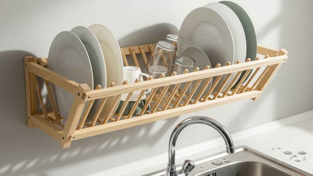 Wall-Mounted Drying Rack
