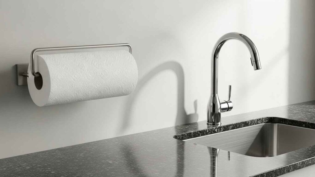 Wall-Mounted Paper Towel Holder
