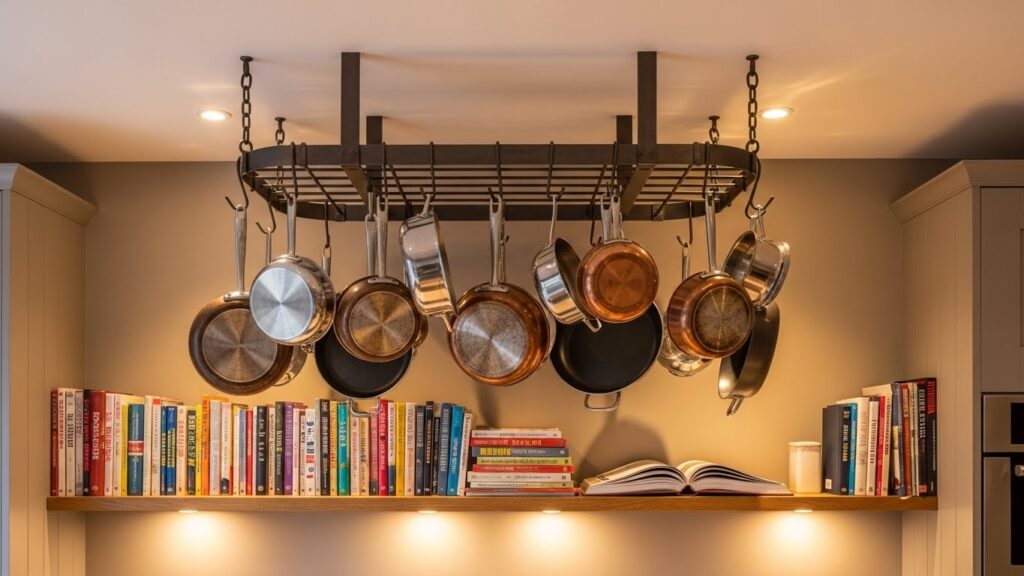 Wall-Mounted Pot & Pan Racks