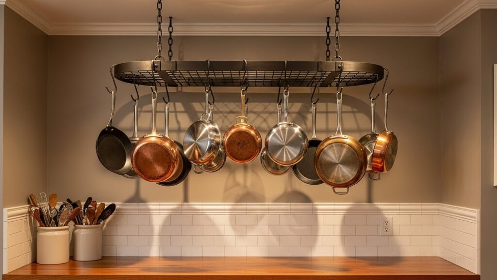 Wall-Mounted Pot Racks