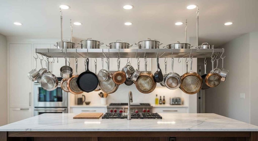 Wall-Mounted Pot Racks
