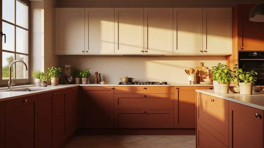 Warm Terracotta & Cream