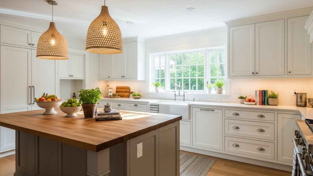 Warm Wood Tones Accent