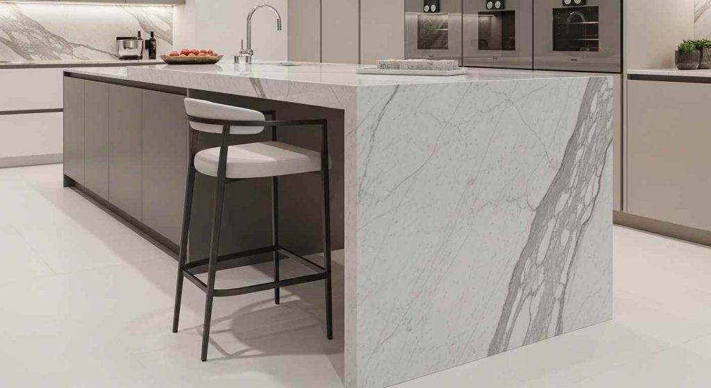 Waterfall Edge Extensions for a Seamless Look
