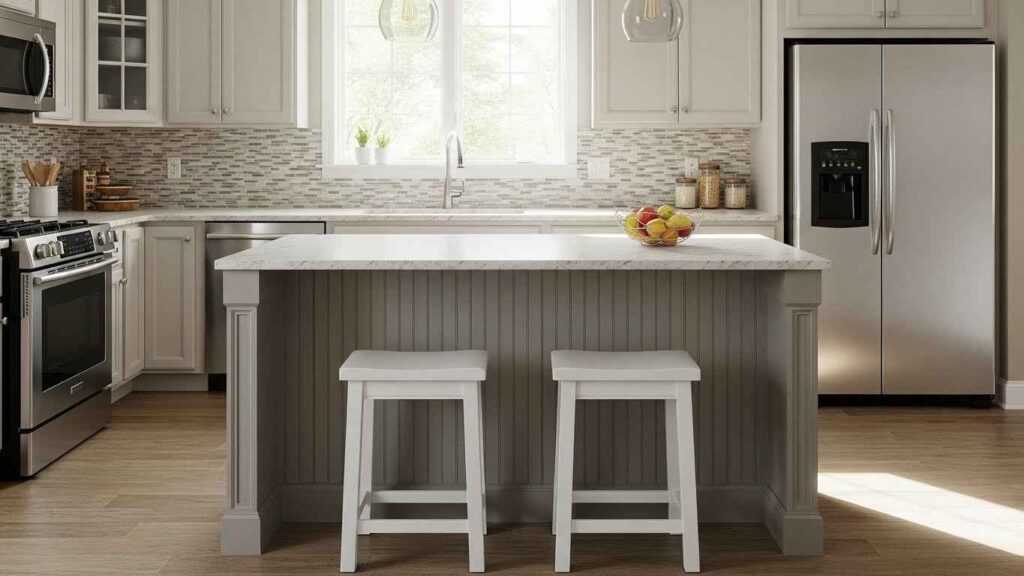 White Counter Stools for Lower Heights