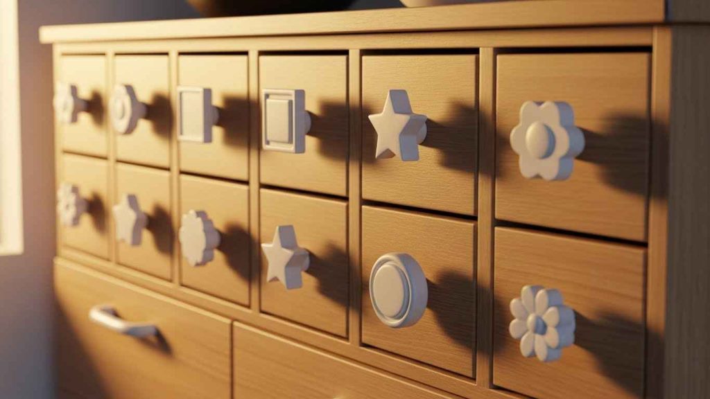 White Drawer Knob Inspirations