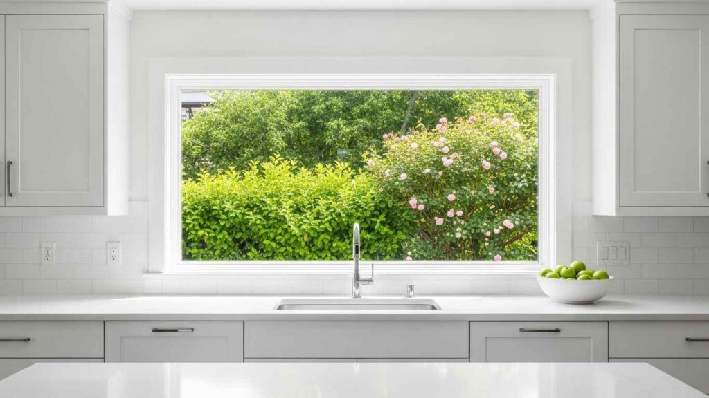 White Kitchen with a View