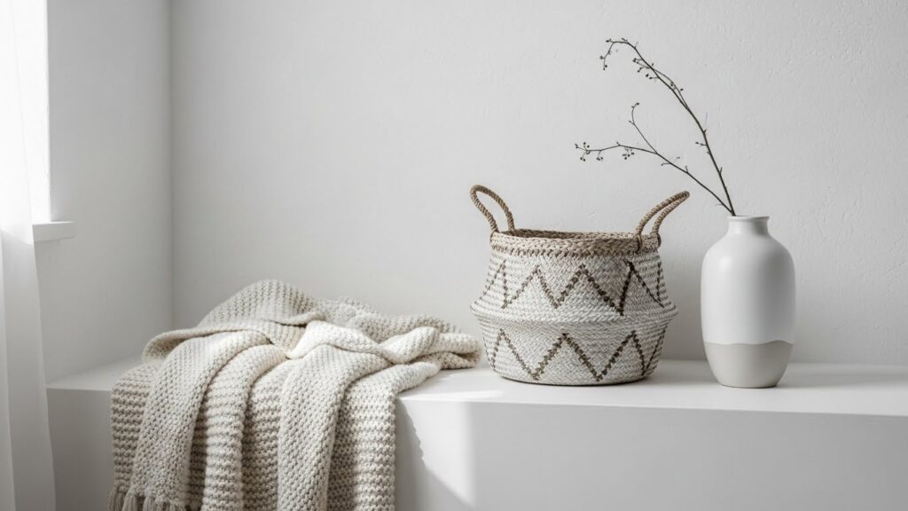 White Nook with Textured Accents