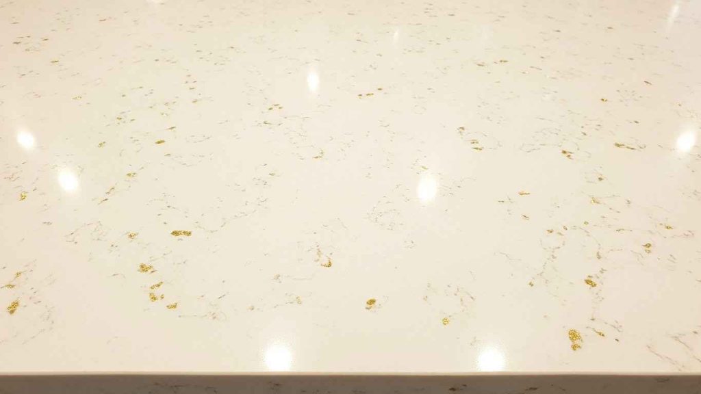 White Quartz & Subtle Gold Flecks