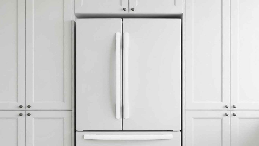 White Refrigerator Handle Covers