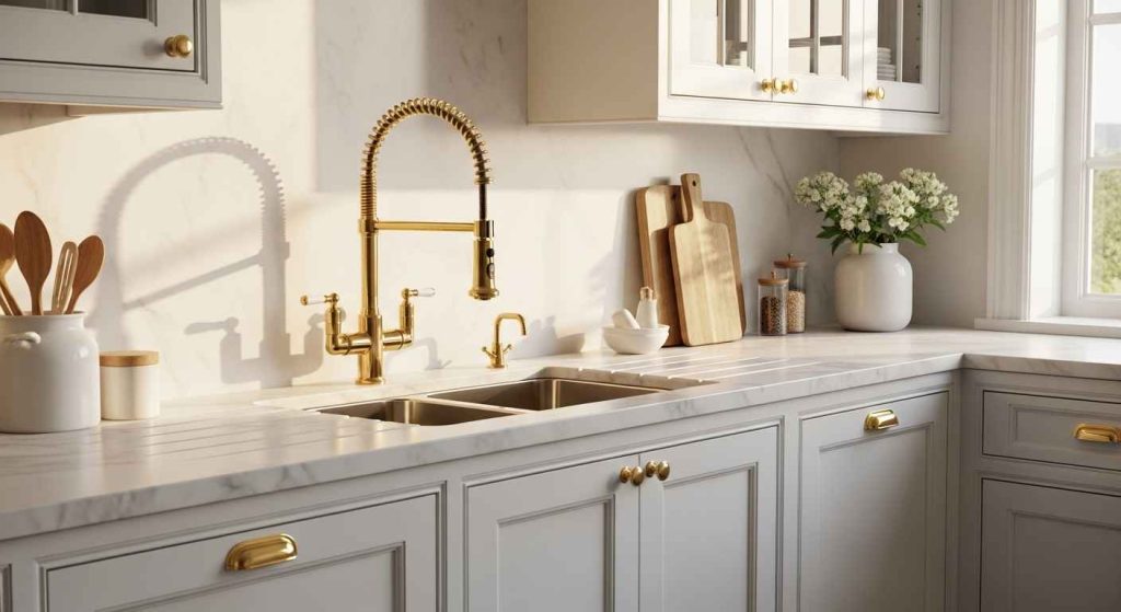 White and Gold: A Luxe Combination