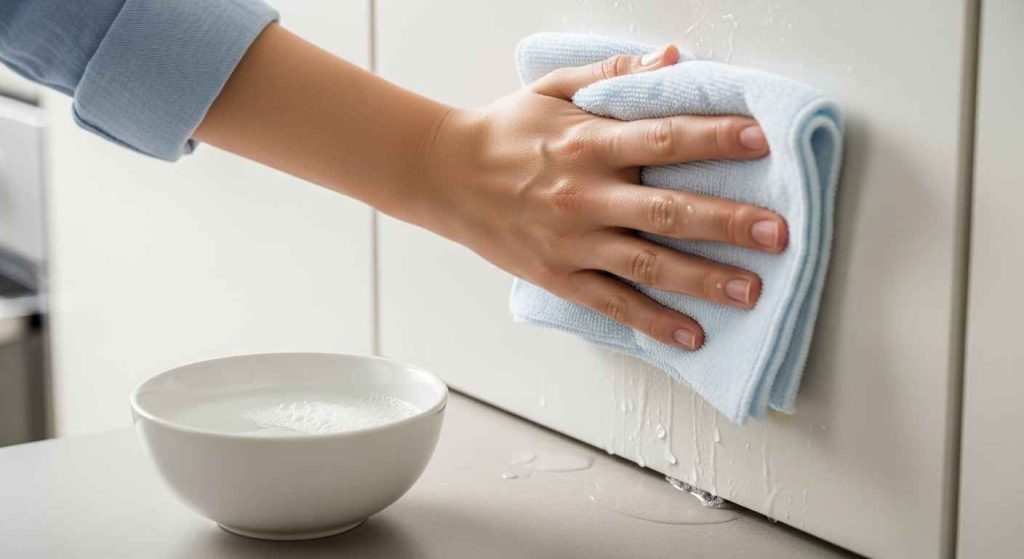 Wipe Down with a Simple Soap Solution