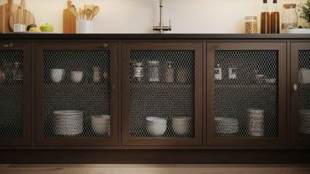 Wire Mesh Cabinet Fronts