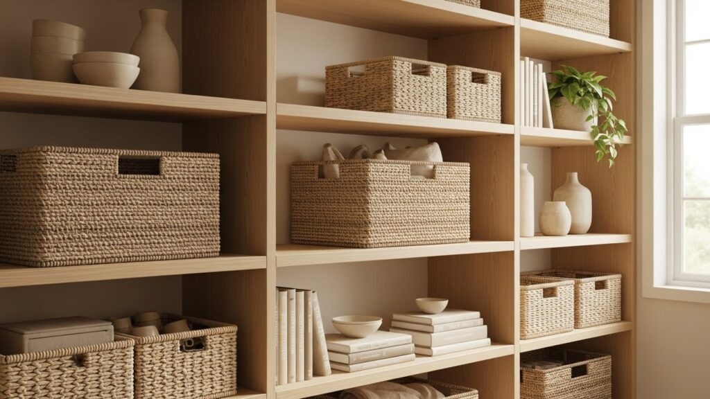 Woven Basket Storage