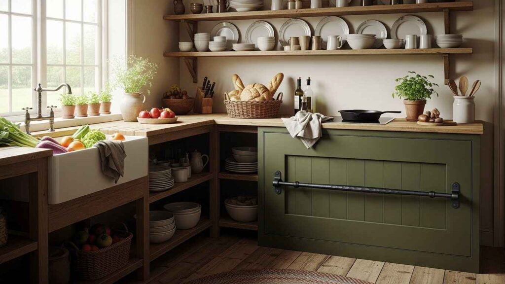 Wrought Iron Bar Pulls for Rustic Charm