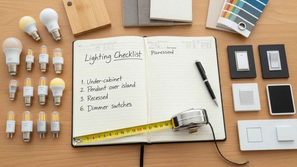 Your Small Kitchen Lighting Checklist
