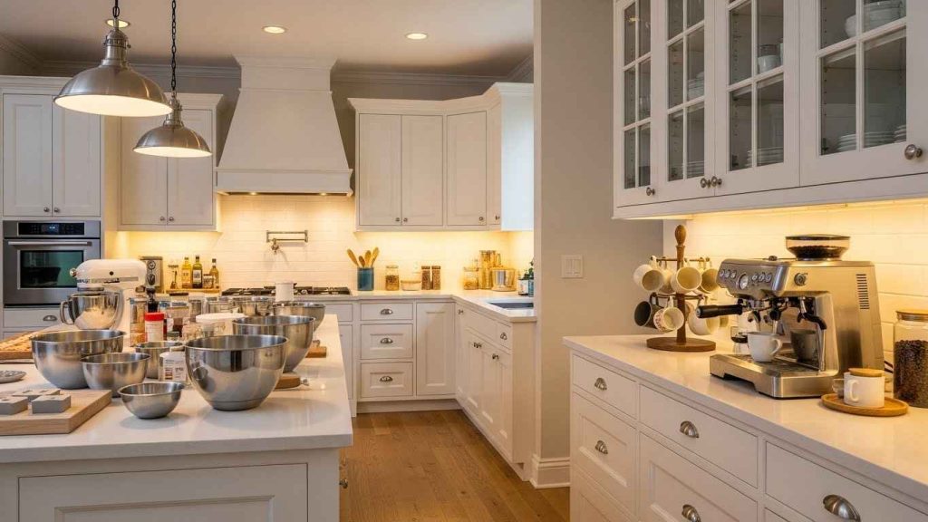 Zone Your White Kitchen for Function