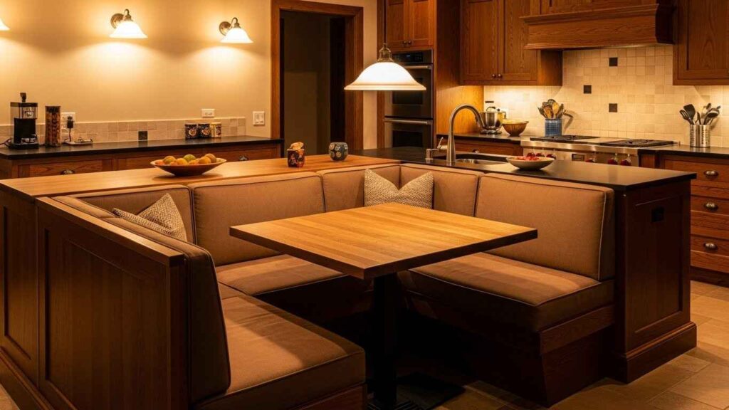 A Cozy Corner Booth in Your Kitchen